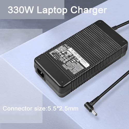 330W Laptop Voeding Adapter 19,5V 16,9A 5.5x2.5mm voor Medion Erazer X20 Beast X40 X30, XMG NEO 17 E22 E23, Eluktronics MECH 15/17, Tracer VI Gaming, AORUS 17X - Afbeelding 3