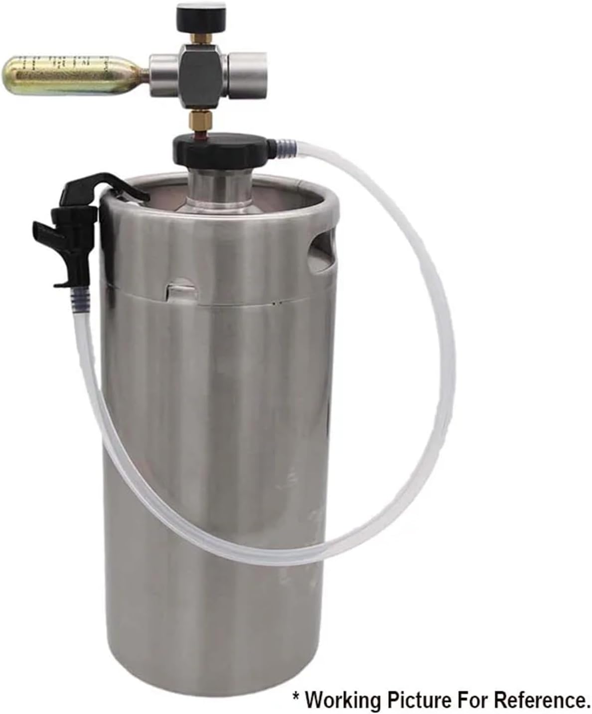 Brewing Accessories Mini Keg Basic Cap with Silicone Hose Portable Growler Dispenser Fit Mini Kegs Homebrew Beer Kegging Equipment Brewing Accessories