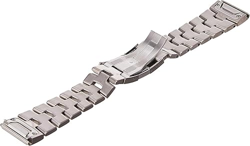 Vista 56 de Garmin Correa de reloj Quickfit Amp Amarillo Silicona,Cuero negro,Silicona negra,gris carbón,Banda de titanio DLC gris carbón,castaño cuero,Silicona