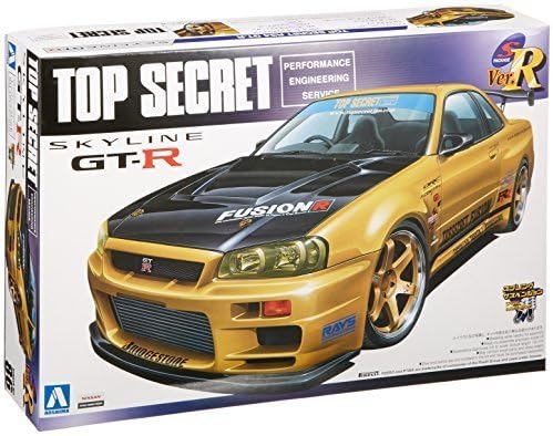 1/24 Skyline GT-R(R34)Top Secret by Aoshima Models