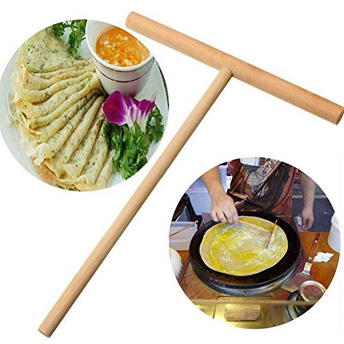 3NH® 10X(Practial T Shape Crepe Maker Pancake Batter Wooden Spreader Stick Home T4E1-image-46