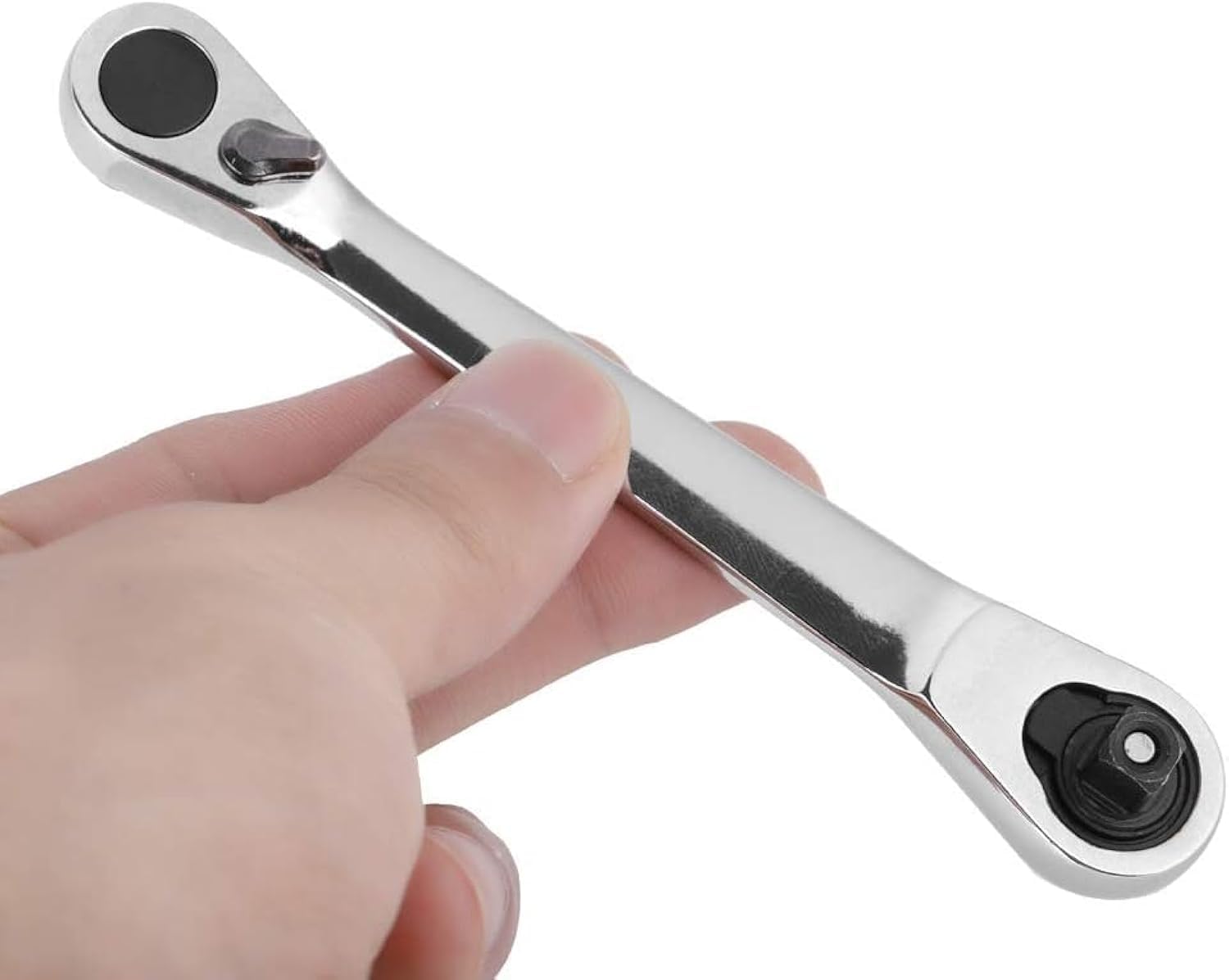 Qiilu Professional 1/4" Inch Mini Ratchet Wrench,Socket Cratchet,Bit - View #9