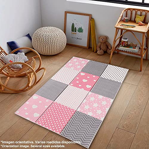 Tapis en polyester imprimé 120 x 180 cm tapis de sol géométrique moderne - 8