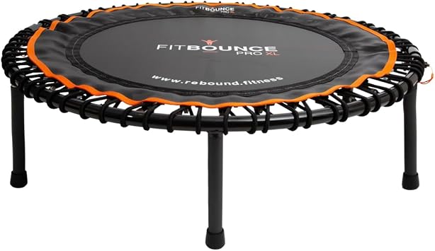 MXL MaXimus Life FIT BOUNCE PRO XL Bungee Rebounder, Half Folding Silent & Orthopaedic Quality Indoor Mini Trampoline, Exercise DVD, X Large Bounce Area Approved for Rebound