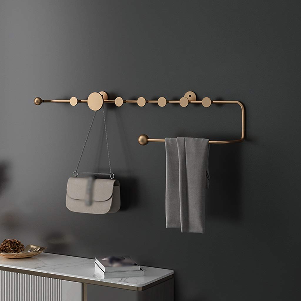 Percheros de Pared Perchero De Pared De Porche De Lujo Ligero, Colgador De Pared Creativo De Estilo Europeo, Gancho para Abrigo De Sombrero Moderno, Decoración De Pared De Estilo Simple