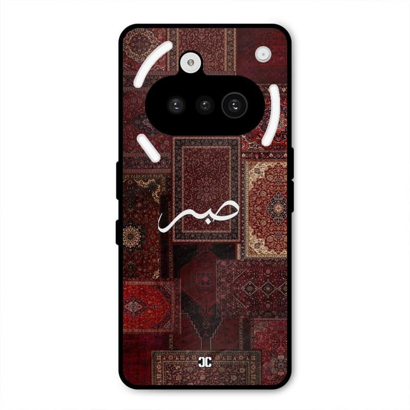 Image of PrintShield Sabr Back Cover for Nothing Phone 3A, Shockproof Printed Phone Case with Soft TPU Sides & Anti-Slip Grip