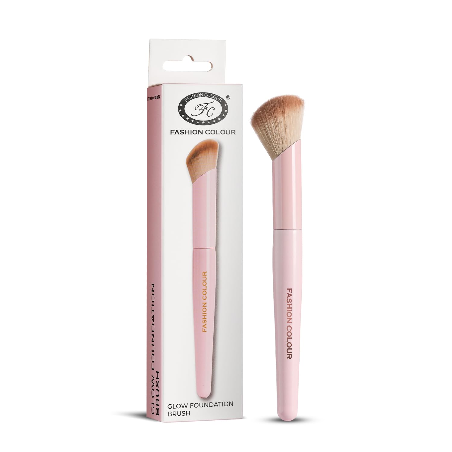 Fashion Colour Glow Foundation Makeup Brush – Angled Foundation Brush for Liquid & Cream Foundation – Professional Face Makeup Brush for Smooth Blending and Radiant Finish-image-18