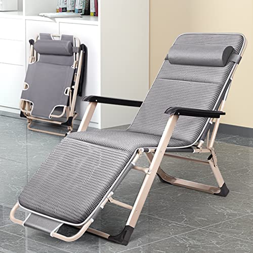 Chaise de jardin zéro gravité inclinable de qualité supérieure avec oreiller
