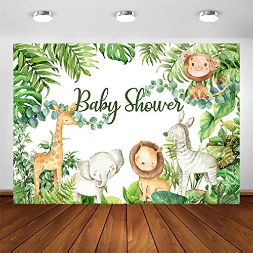 safari backdrop for baby shower