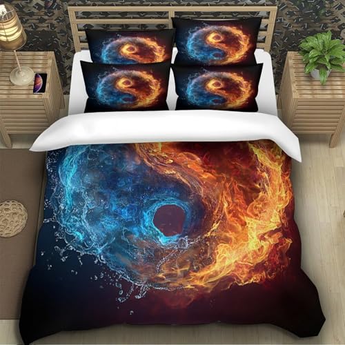 Housse de couette 200x200 boule explosive pour look chambre ado moderne et cosy - 5