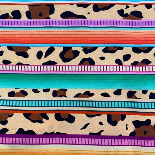 M&F Western Wild Rag Silk Leopard Print Multi One Size2