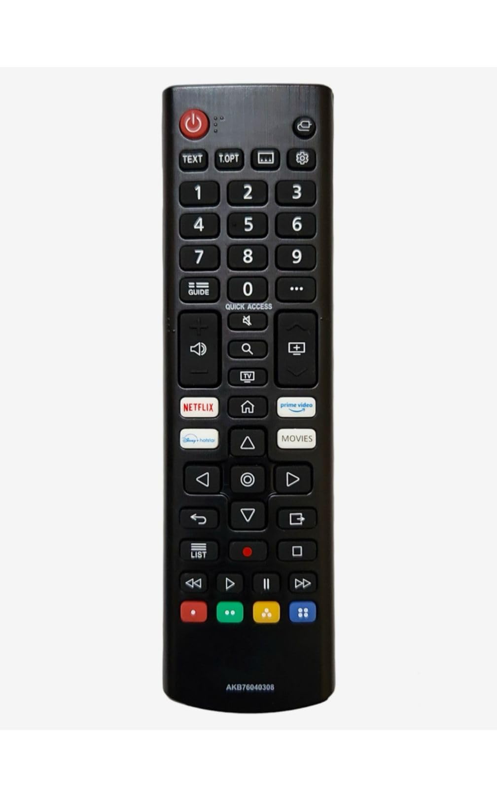Hybite Smart TV Remote Compatible for LG Smart LED TV AKB76040308 (Your Old Remote Must be Exactly Same) Controller (Black)-image-19