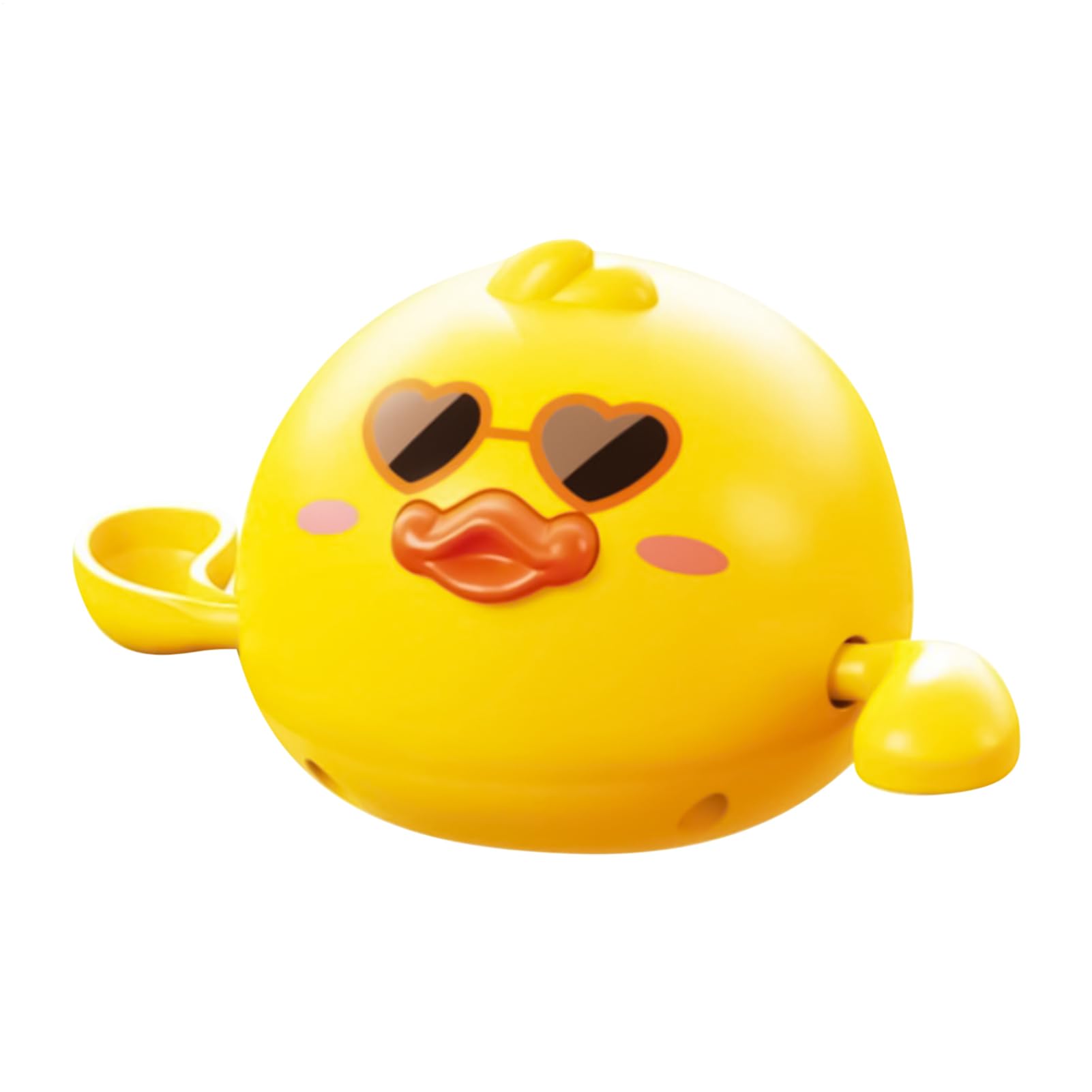 Juguetes para Bañera,Juguete de Cuerda para Bebé Pato con Gafas de Natación - Juego Educativo Acuático para Piscina Playa Y Ducha Niños Niñas Natación Viaje Actividades Divertidas