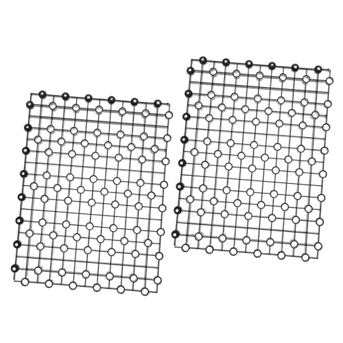 iplusmile 2個 水槽 板 上 チューブ 水槽仕切りトレイ 順応 供給 プラスチック砂利フィルター プロのタンクディバイダー 便利な砂利フィルター プラスチック製の水槽の仕切り Black
