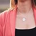 Iyé Biyé Jewels - Collar Mujer Plata de Ley 925 Redondo se...
