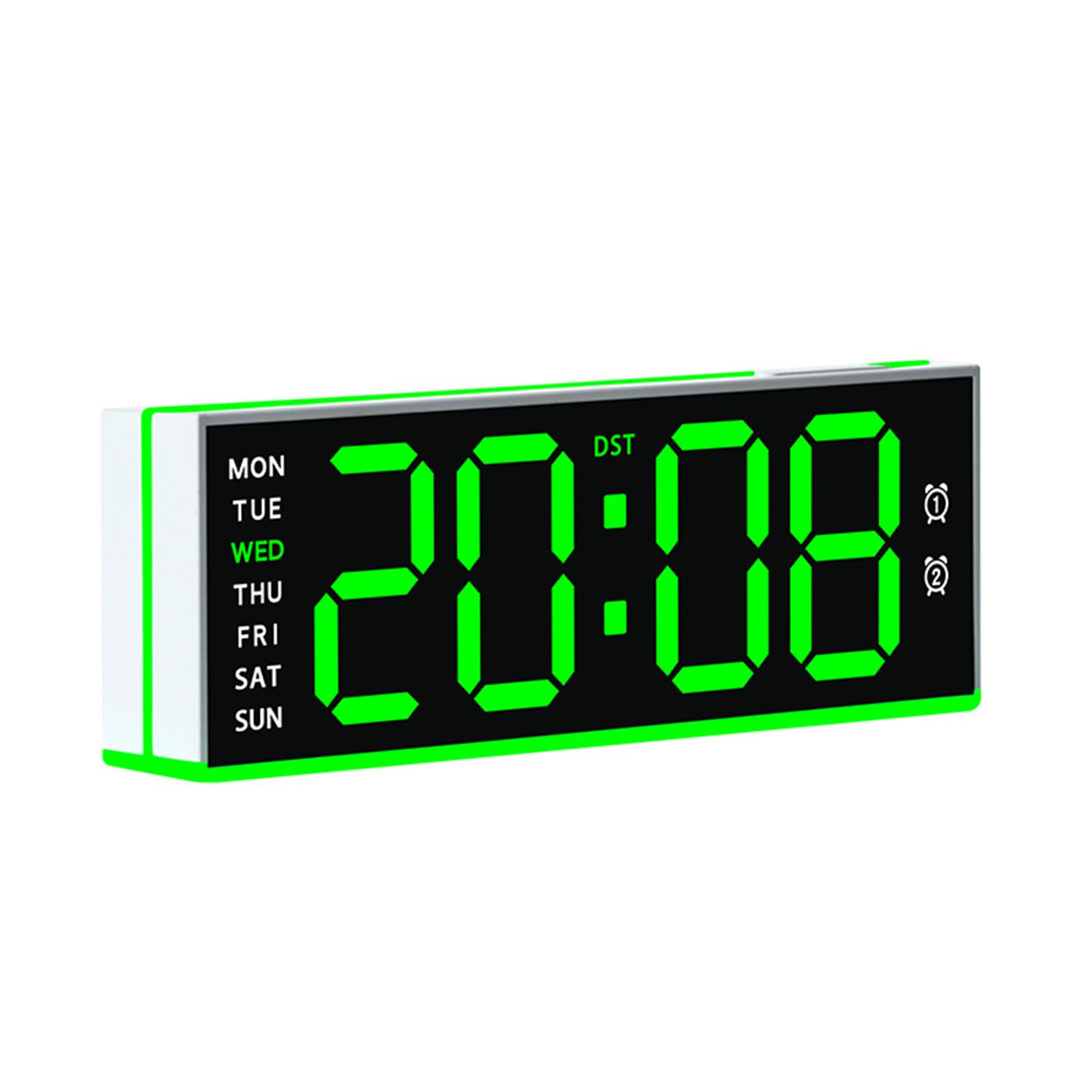 Limtula Alarm Clocks for Bedroom Digital Desk Clock for Bedside Nightstand Digital Alarm Clock with Day of Week Duals Alarms Clocks Bedside with Dimmer