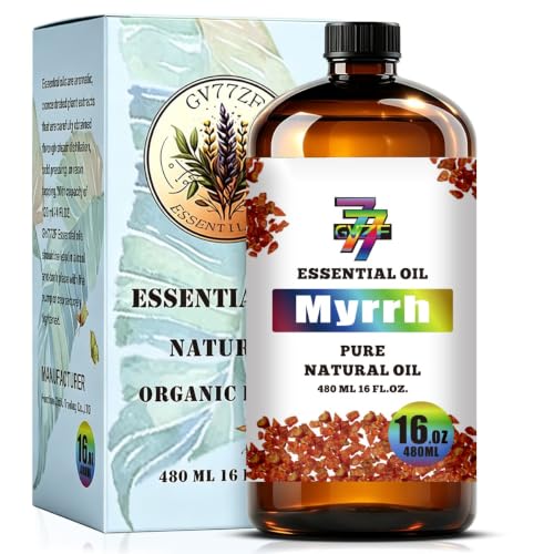 Image of Myrrh Essential Oil for Diffuser Massage Cleaning,Myrrh Oil 16 fl oz