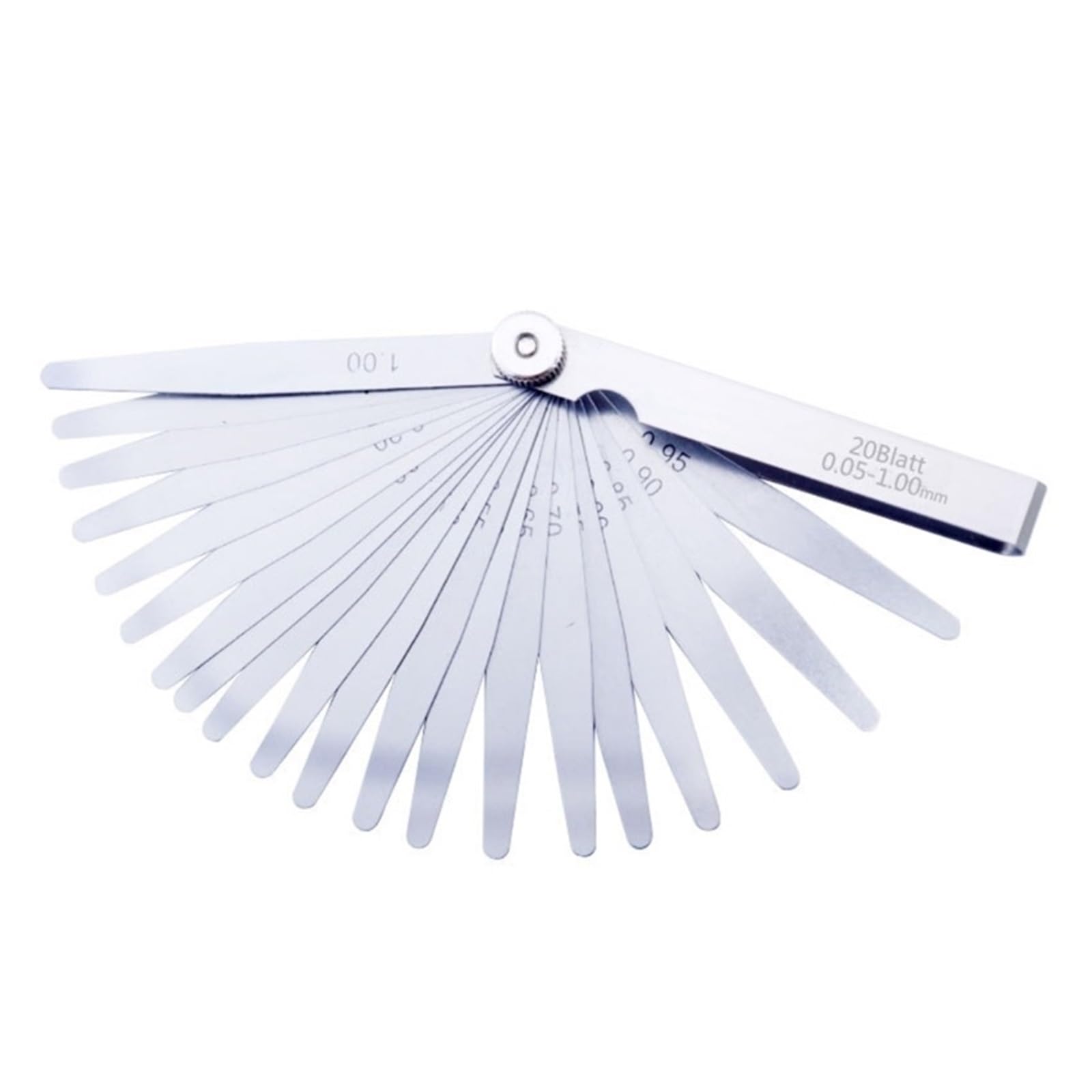 Cfwwsaq 20Blatt Feeler Gauges, Thickness Feeler Gauge Gages Filler Feeler Gauges Woodworking Measuring Tool(20Blatt)