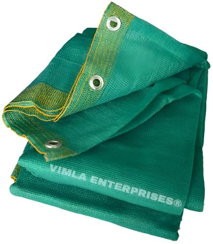 Image of Multiple Sizes Multipurpose 90% Virgin Shade Net /Green Net /Balcony /Terrace /Nursery /Fencing /Garden /Plant 6 M x 14 M (20 FT x 46 FT)