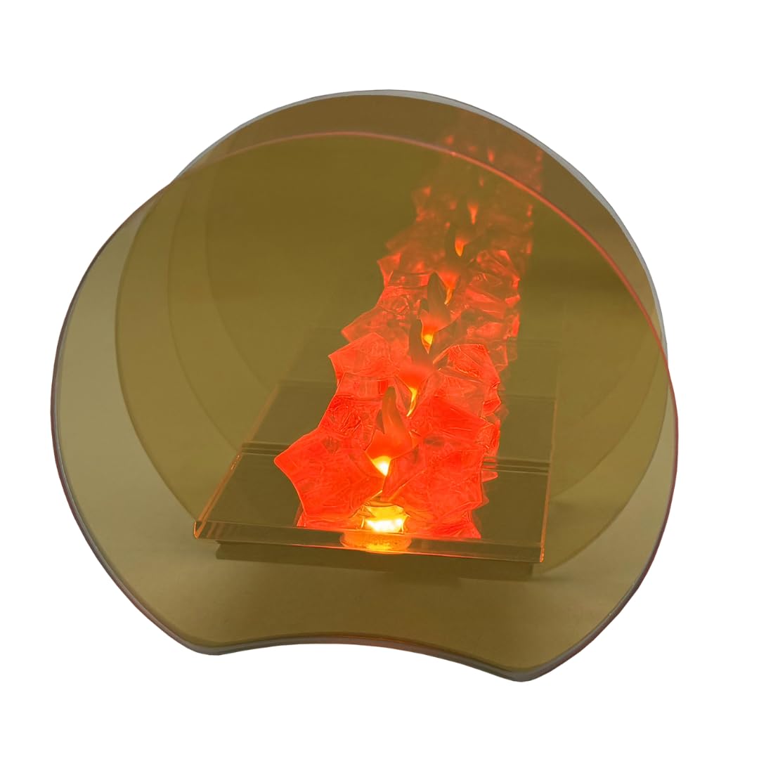 Cello Gleneagles Gold Round Infinity LED Battery Lamp. Desk Lamp, Night Light. Room Decor, LED Lights for Bedroom. Bedside Lamp