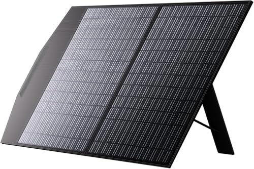 ALLPOWERS Portable Solar Panel 100W, Foldable Solar Charger SP027 IP66 with Adjustable Kickstands, 23% Efficiency Monocrystalline Module, 17.8V Output for Solar Generator Camping Balcony RV Off Grid
