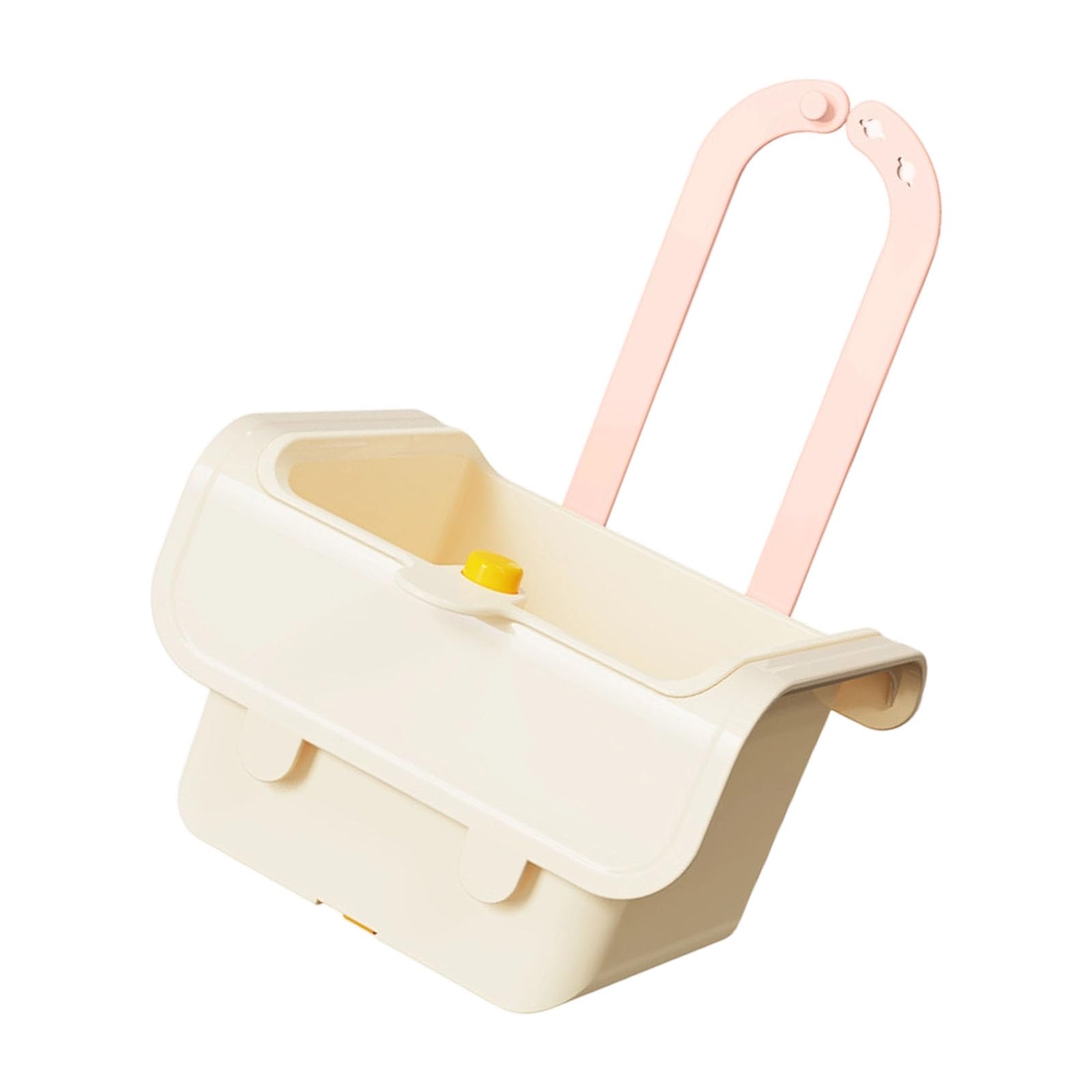 Hanging Faucet Mounted Sink Strainer Basket Auto Dump Technology for Hand Release Waste Disposal Ideal for Small Kitchens and Apartments Food Release Compact Basket Disposal Spaces Dump Strainer