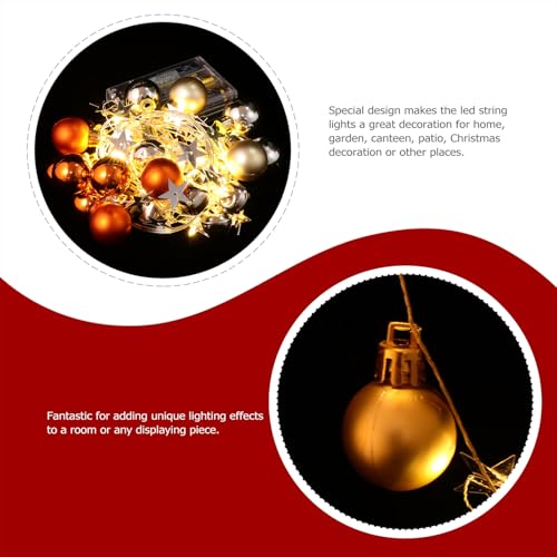 Luz guirnalda LED Lurrose bola campana 2m 20 LEDs miniatura 7