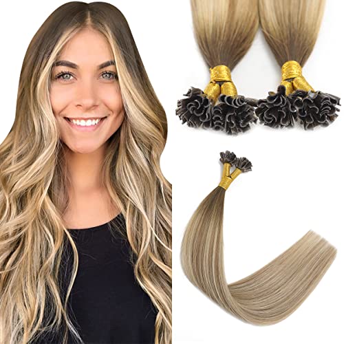 Extension cheveux naturel keratine pour réparer visuellement une coupe ratée ou fine 35cm