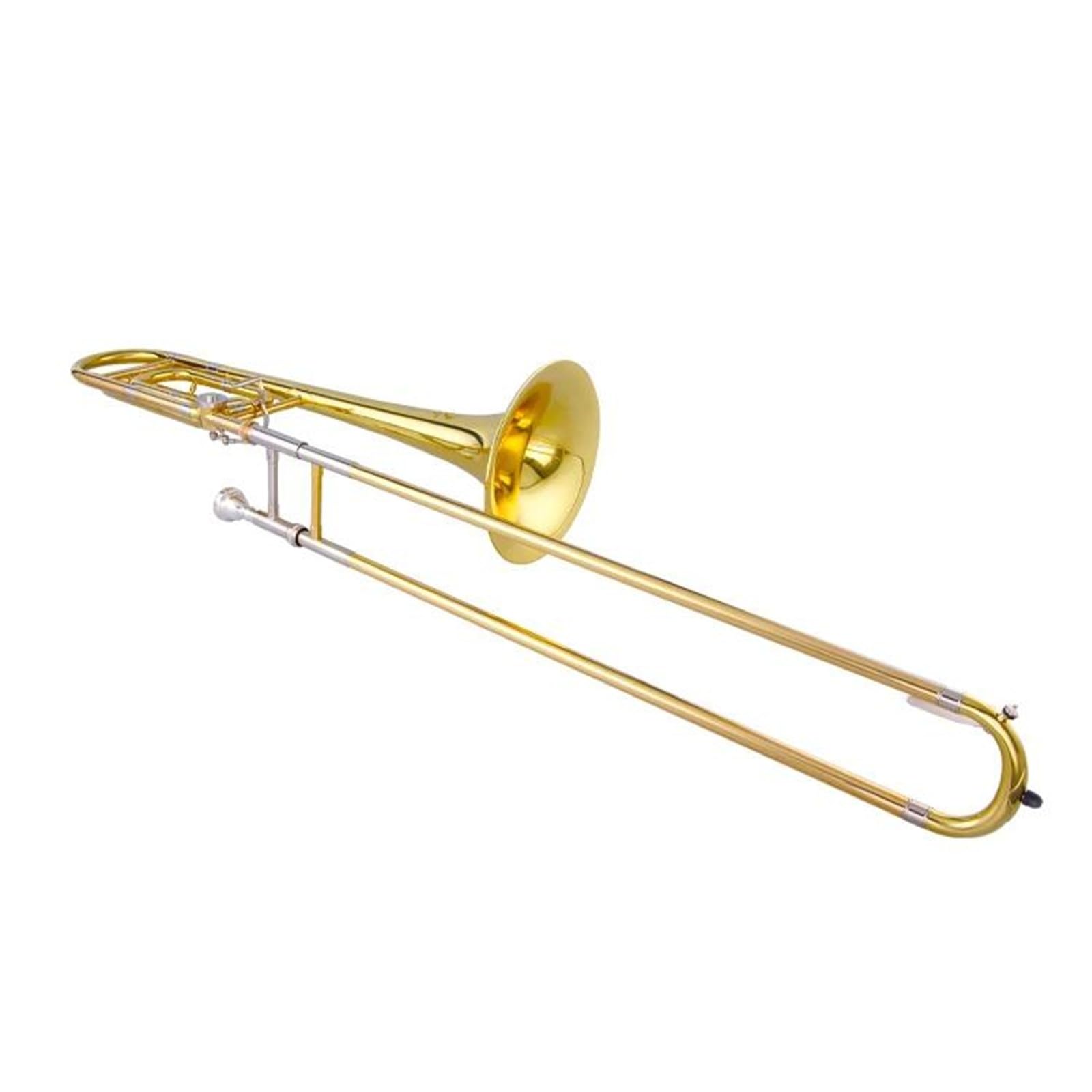Puzon Profesjonalny złoty lakierowany instrument dęty blaszany B dur altowy