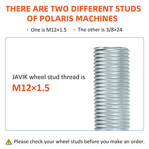 Wheel Studs 8 Pcs 7519792 For Polaris Rzr-Xp-1000 Turbo/Pro/Rs1 General-Xp-1000 2014-2022 #TOP4