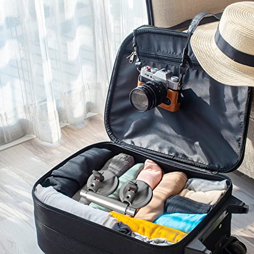 Dailylife Suction Cup Grab Bar Bathroom, Tool Free Shower Handle, Portable Grab Handle For Bathtub, Safety Rail For Handicap Elderly Senior, Quick (Dis) Assemble, Heavy Duty (253 Lb), 15 Inch Silver #TOP7