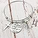 Awegift MEMGIFT Memorial Jewelry Loss of Loved Mom Dad Grandma Expandable Bracelet Angel Wing I'll Hold You in My Heart Until I can Hold You in Heaven