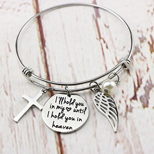 Memorial Jewelry Loss of Loved Remembrance Sympathy Bangle Bracelet Jewelry Gift for Women4
