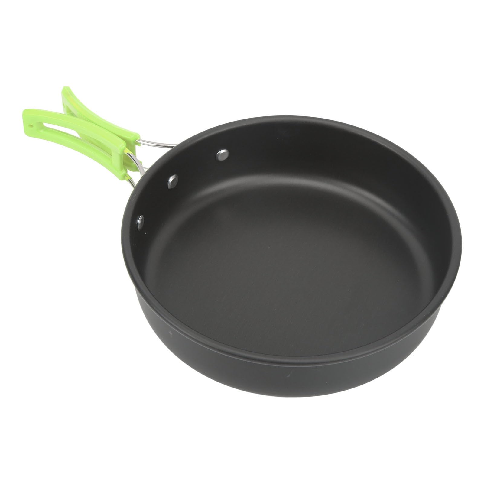 Kit da Campeggio Compatto Set da Cucina per Viaggiatori con Zaino e Sacco a Pelo 2-3 Persone da Viaggio in Alluminio Anodizzato Duro Portatile