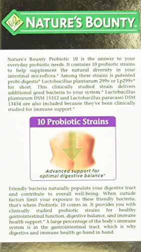 Image of Nature's Bounty Ultra Strength Probiotic 10, 140 Capsules