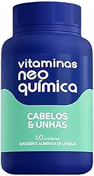 Suplemento Alimentar Cabelos e Unhas Vitaminas Neo Química 60 cápsulas