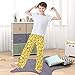 ALAZA Cute Yellow Rubber Ducks Pajama Pants Long Sleep Bottoms Soft Elastic Waist Lounge Pants for 13-14Y