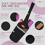 ALLEN & MATE 100% Cotton Unisex Yoga Mat Bag – Versatile Carrier with Mat Straps, Large Storage Pockets Fits Yoga & Pilates Mats - Image 2