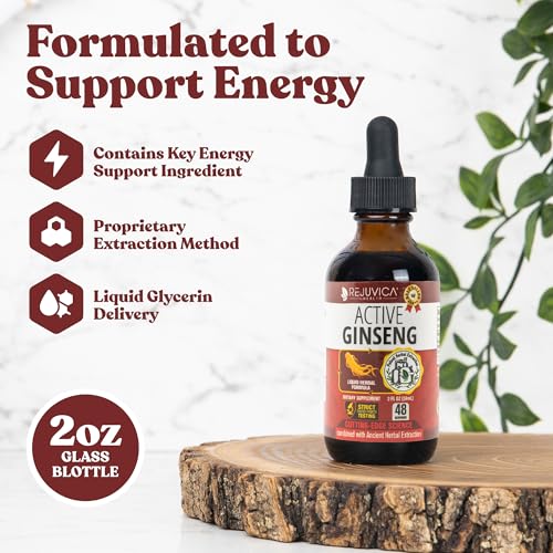 Rejuvica Health FETEGT1252 Active Ginseng Korean Red Panax Ginseng thumb #1