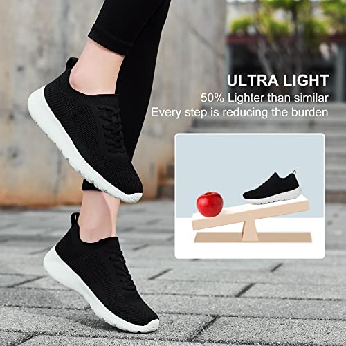 Grand Attack Walking Tennis Shoes for Women-Non Slip On Breathable Mesh Sneakers,Comfort&Lightweight Soft Sole2