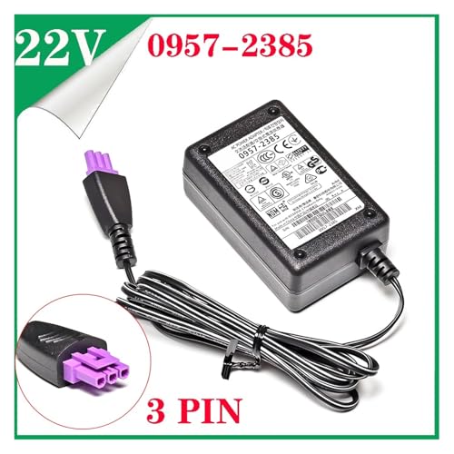 Fuente de alimentación cargador 22V 455mA adaptador CA 100-240V enchufe americano 3