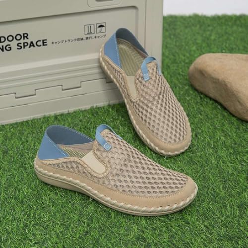 Men's Breathable Loafers Knit Lightweight Driving Shoes Slip-on Casual Walking Shoes for Men 6