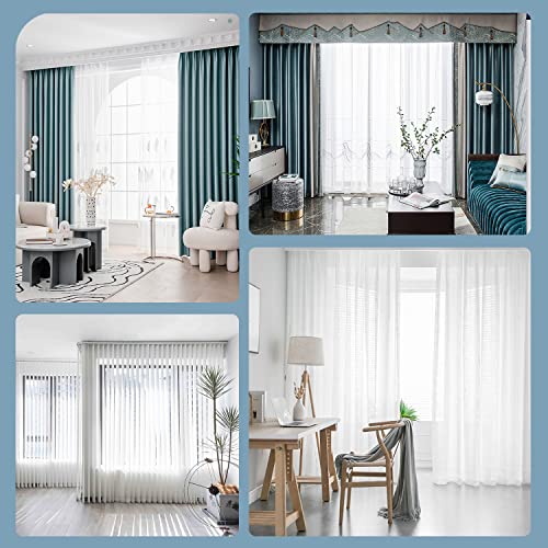 Merjulan Aluminium Alloy Ceiling Track For Curtains, Room Divider, Ceiling Curtain Track, Room Divider Curtain Rod, Numerous Hooks With End Hook, Easy Install, For Spaces (3Ft - 6Ft, Silver) #TOP3