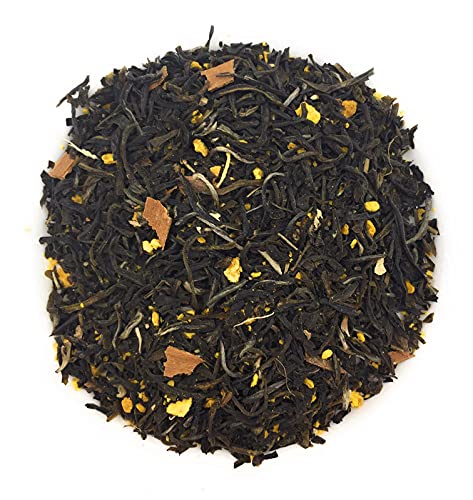 Image of Siyacha Tea Orange Spice Green Tea, 1 Kg, With Pure Cinnamon, Ginger Blend, Immunity Boosting, Lowering Cholesterol and Blood Pressure, Fresh Blend, Loose Leaf Beverage, Makes 500 Cups (approx)