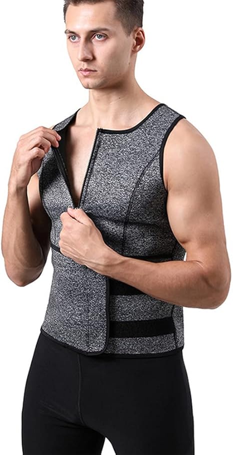 Canotta Compressione Uomo Gotoly - Modellante Snellente Con Cerniera | Per Fitness, Postura E Dimagrimento - Foto 10