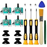 HLRAO 4pcs Joysticks Replacement for Xbox Series X/S Controller,3D Analog Sensor Module for Xbox one s/x Joystick Thumb Stick Controller Accessories Parts with Repair Tools