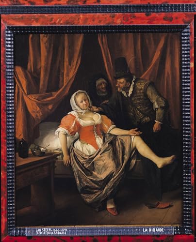 Tableau la jeune fille Jan Havickszoon Steen impression sur toile 60x90cm