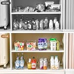 12 Pack Pantry Organization and Storage,Clear Plastic Storage Bins - Image 2