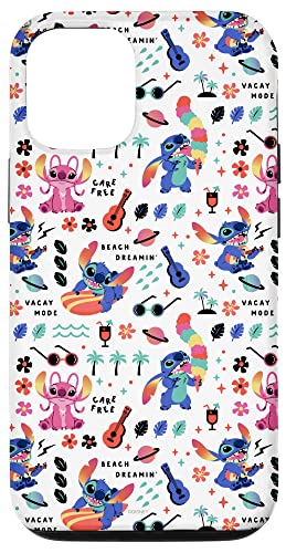 Coque iPhone 12 Stitch et Angel motif imprimé ultra fin pour mobile