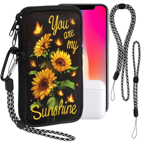 Tournesol Housse de Protection pour Smartphone, Universelle Pochette pour Téléphone en Durable Néoprène, 7